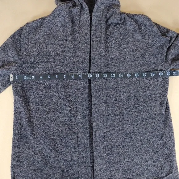 Barefoot Dreams CozyChic Lite Cali Cardi Heathered Casual Knit Sweater Cardigan - Picture 6 of 11